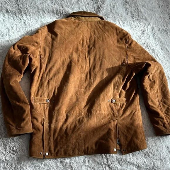 Peter Millar Goatskin suede field coat. - Picture 6 of 11